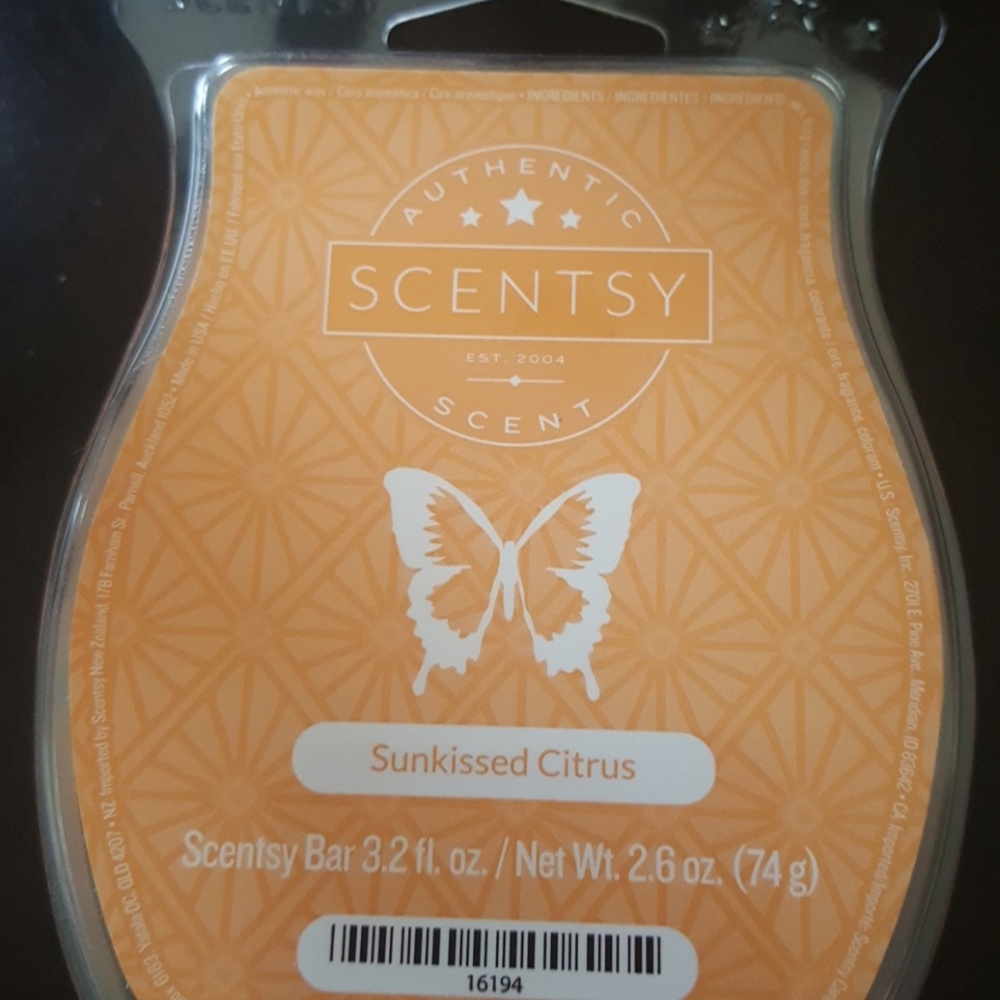 Wax bars sunkissed citrus scent